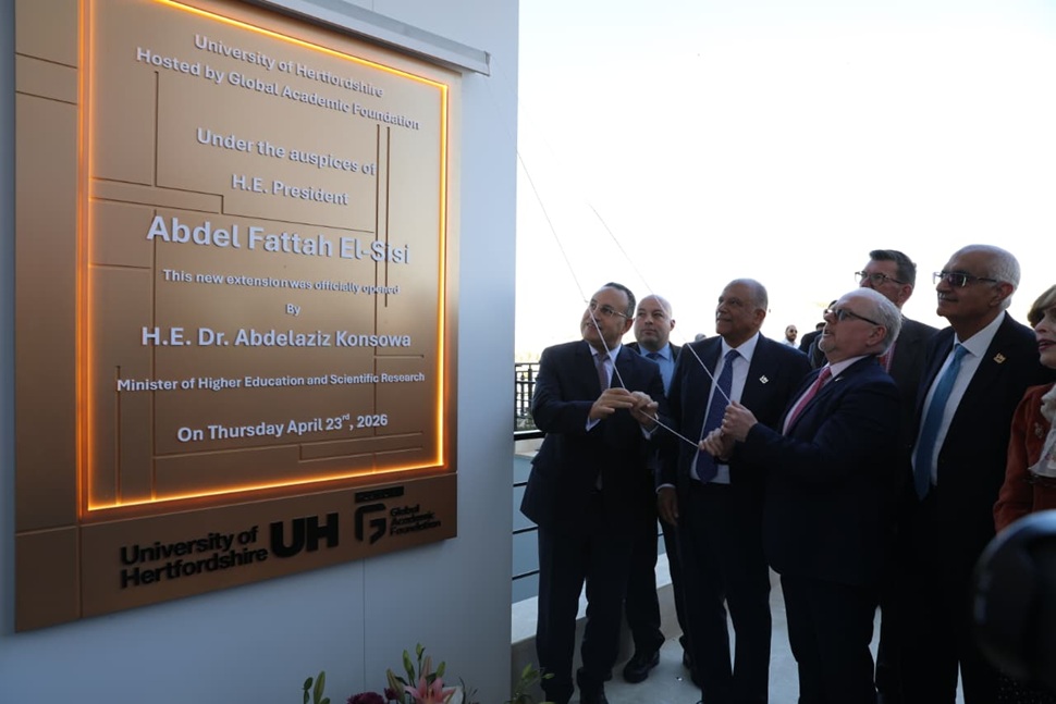 وزير التعليم العالي يفتتح مبنى جديدًا بجامعة هيرتفوردشاير بمصر ضمن توسعاتها لتعزيز جودة التعليم الدولي