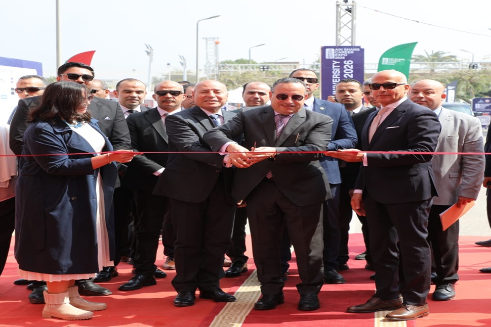 وزير التعليم العالي ومحافظ القاهرة ورئيس جامعة عين شمس يفتتحون النسخة الخامسة من الملتقى التوظيفي الأكبر بالجامعة ASU Career Expo 2026